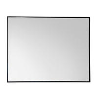 WANDSPIEGEL Skarp 60 x 80 cm - Schwarz, Glas (80/60/3cm) - EDAXO