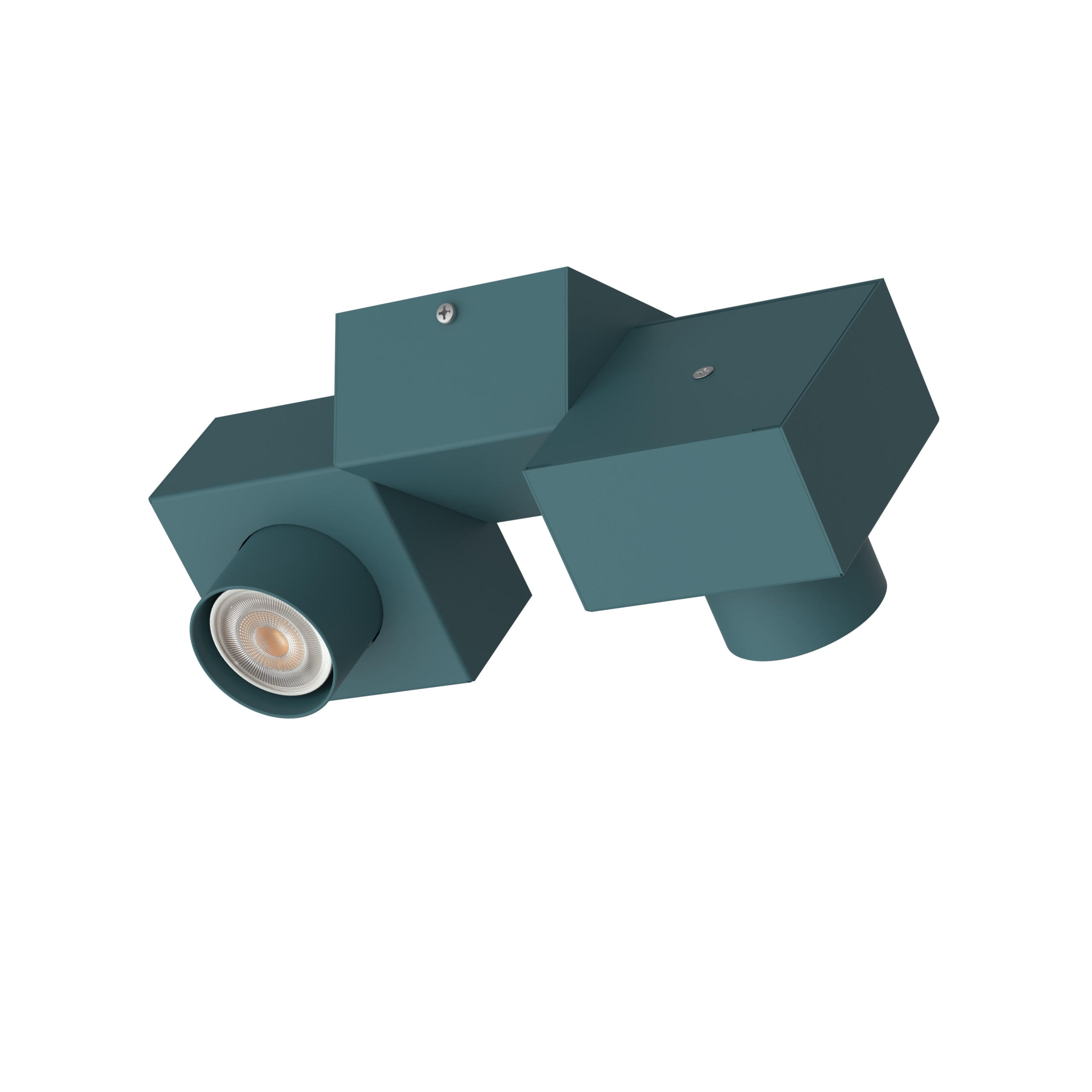 DECKENLEUCHTE - Blau, Metall (17/30/10cm) - Lumicom