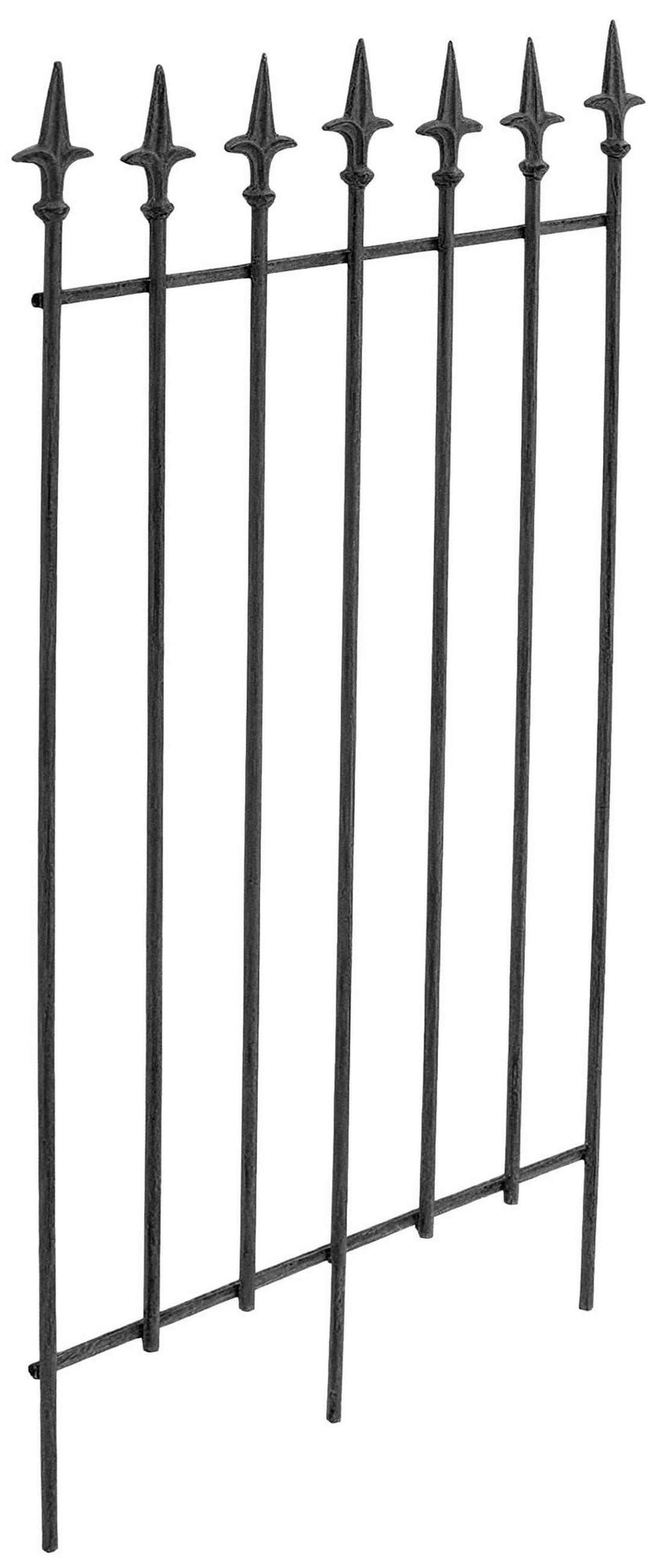 RANKGITTER Freya 50x0,7x100cm Metall Anthrazit Rankhilfe - Anthrazit, Metall (50/100/0.7cm) - DELUKE