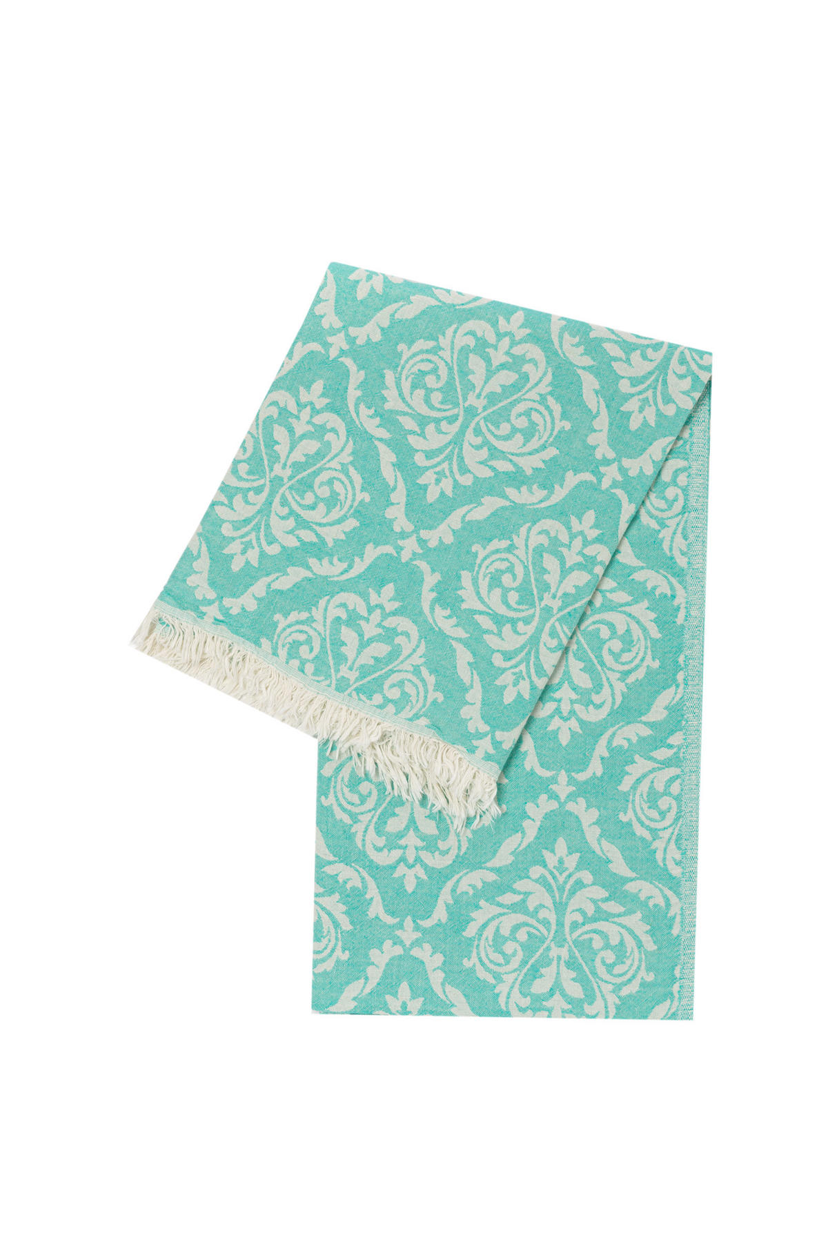 VILLA - Strandtuch Gestreift Lila 100x180 für Babys geeignet 100%Baumwolle Saunatuch Hamamtuch Mehrzweck - Türkis, Textil (100/180cm) - Villa Möbel