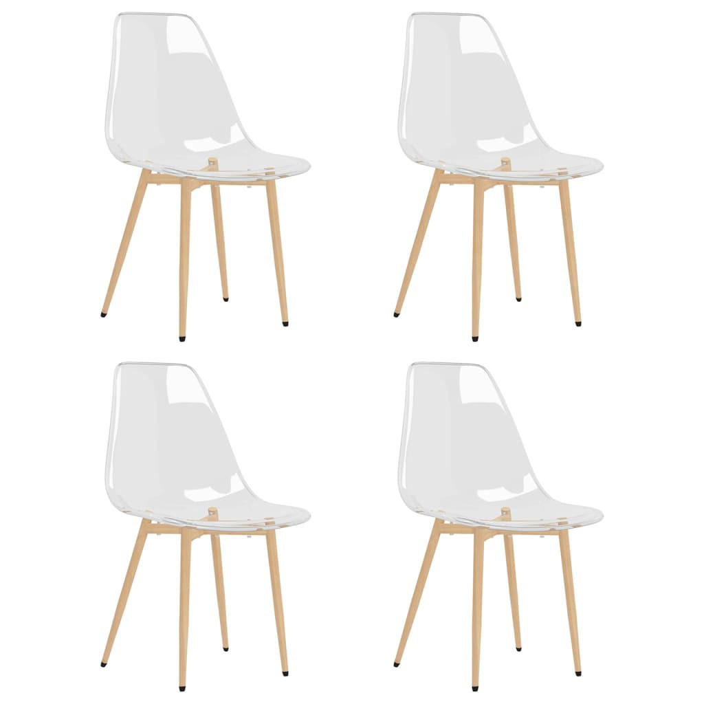 vidaXL Esszimmerstühle Weiß 52x84x46 cm