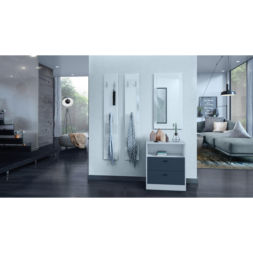 Thumbnail - Vladon Kommode, Anthrazit, Dunkelgrau, Holzwerkstoff, 56x67.5x36 cm, Wohnzimmer, Kommoden & Sideboards, Kommoden