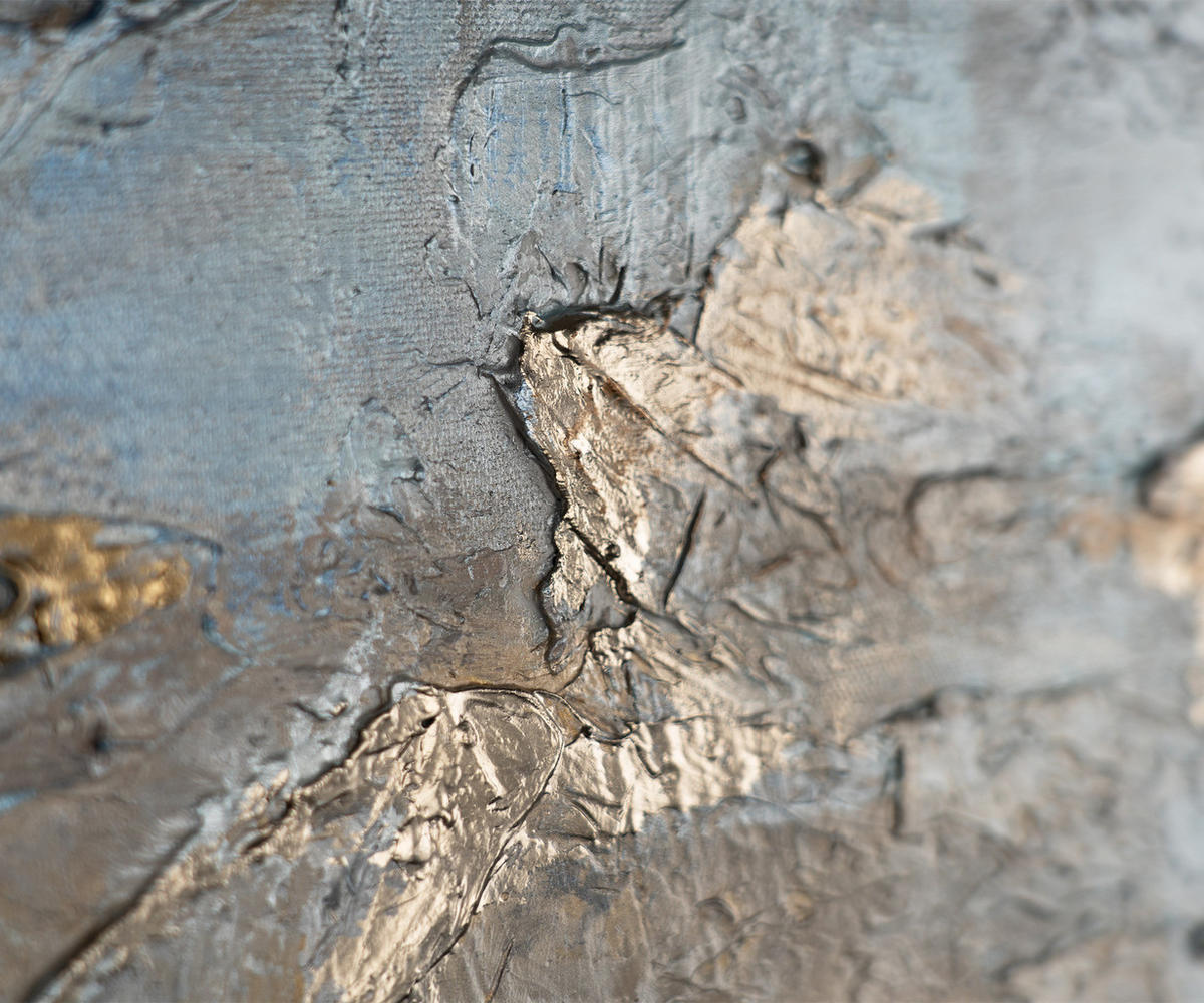 GEMÄLDE Glanz und Eleganz Schattenfugenrahmen Beige 140x100 cm - Beige, Holz (140/100cm) - YS-art gallery