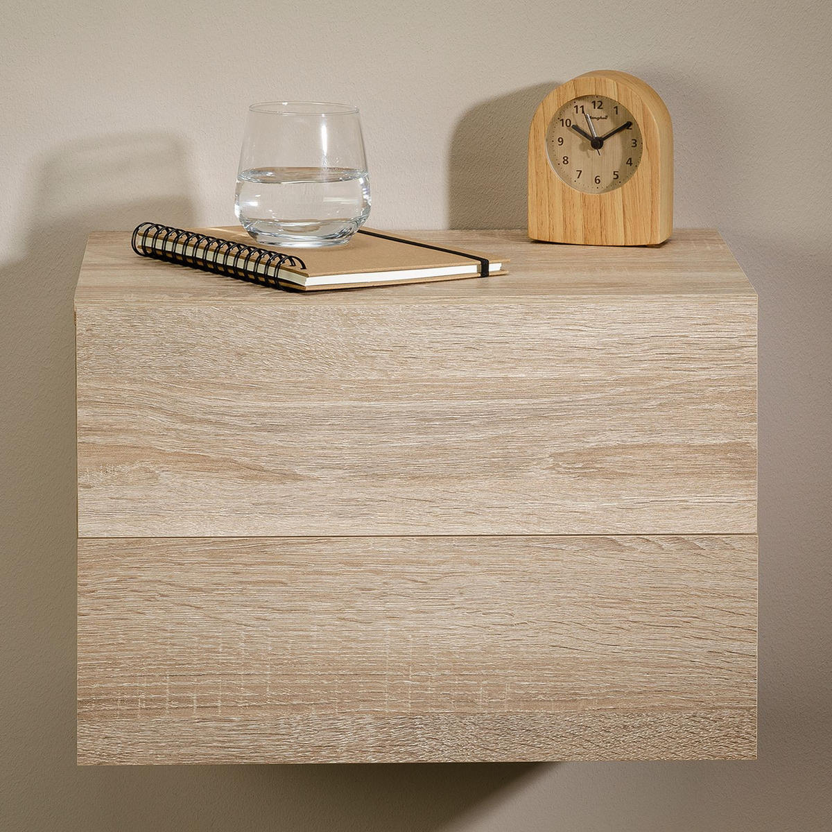 HÄNGENDER NACHTTISCH ANNI Sonoma Eiche - Sonoma Eiche, Holzwerkstoff (42/29/30cm) - CARO-Möbel