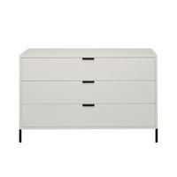 KOMMODE Erna 119x45x82 Kreidegrau matt Lack - Hellgrau, Holzwerkstoff (119/82/45cm) - 58aufmkessel