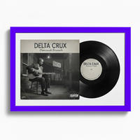 SCHALLPLATTEN RAHMEN 40/60 für Cover & Vinyl - Lila, Holz (60/40cm) - K-Möbel