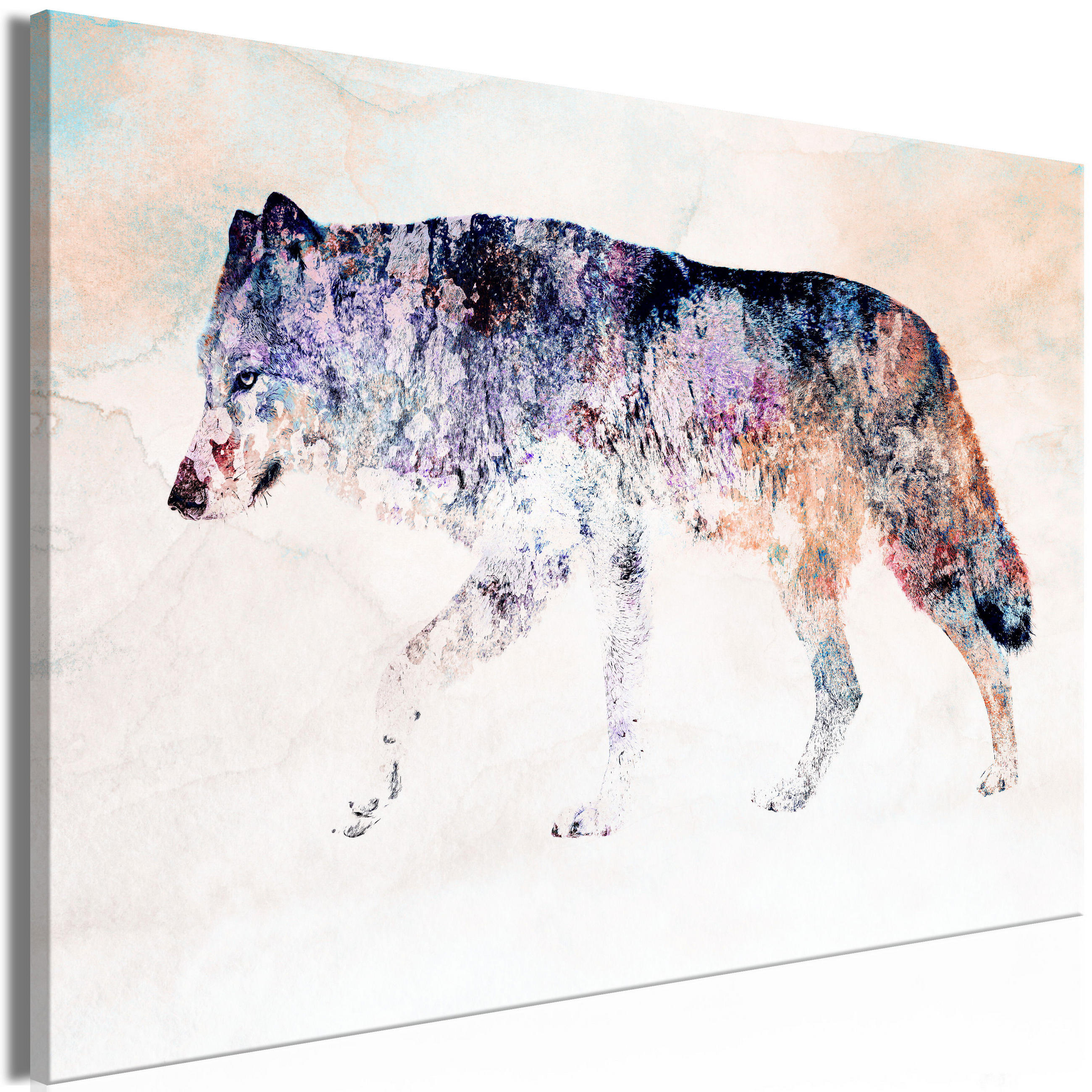 KUNSTDRUCK Bunt 60/40 cm - Multicolor, Textil (60/40cm) - KUNSTLOFT