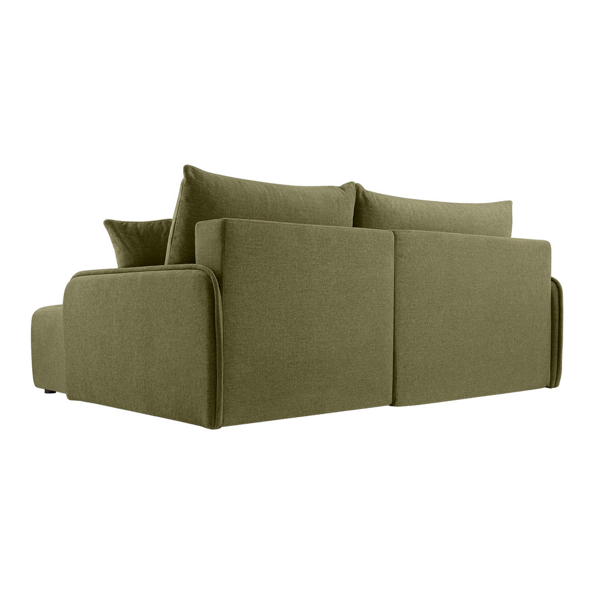 ECKSOFA BLIKO mit Schlaffunktion, Grün - Grün, Textil (198/150cm) - Fedve