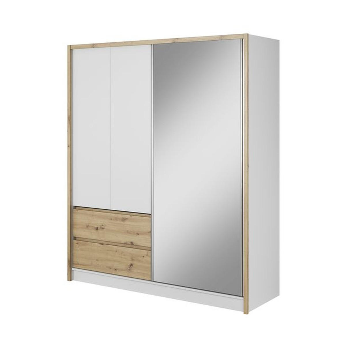 KLEIDERSCHRANK – 184 cm – Sara – Eiche - Eiche Artisan, Holzwerkstoff (184/214/62cm) - hi-markt