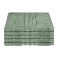 GÄSTETUCHSET Milano - 5-teilig - 30 x 50 cm - Hellgrün - Hellgrün, Textil (30/50cm) - SCHIESSER