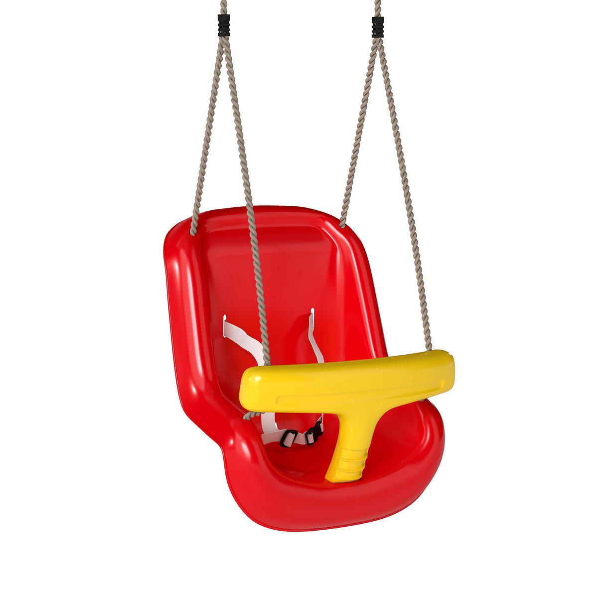 BABYSCHAUKEL PE Rot - Rot, Kunststoff (28/36cm) - AIYAPLAY