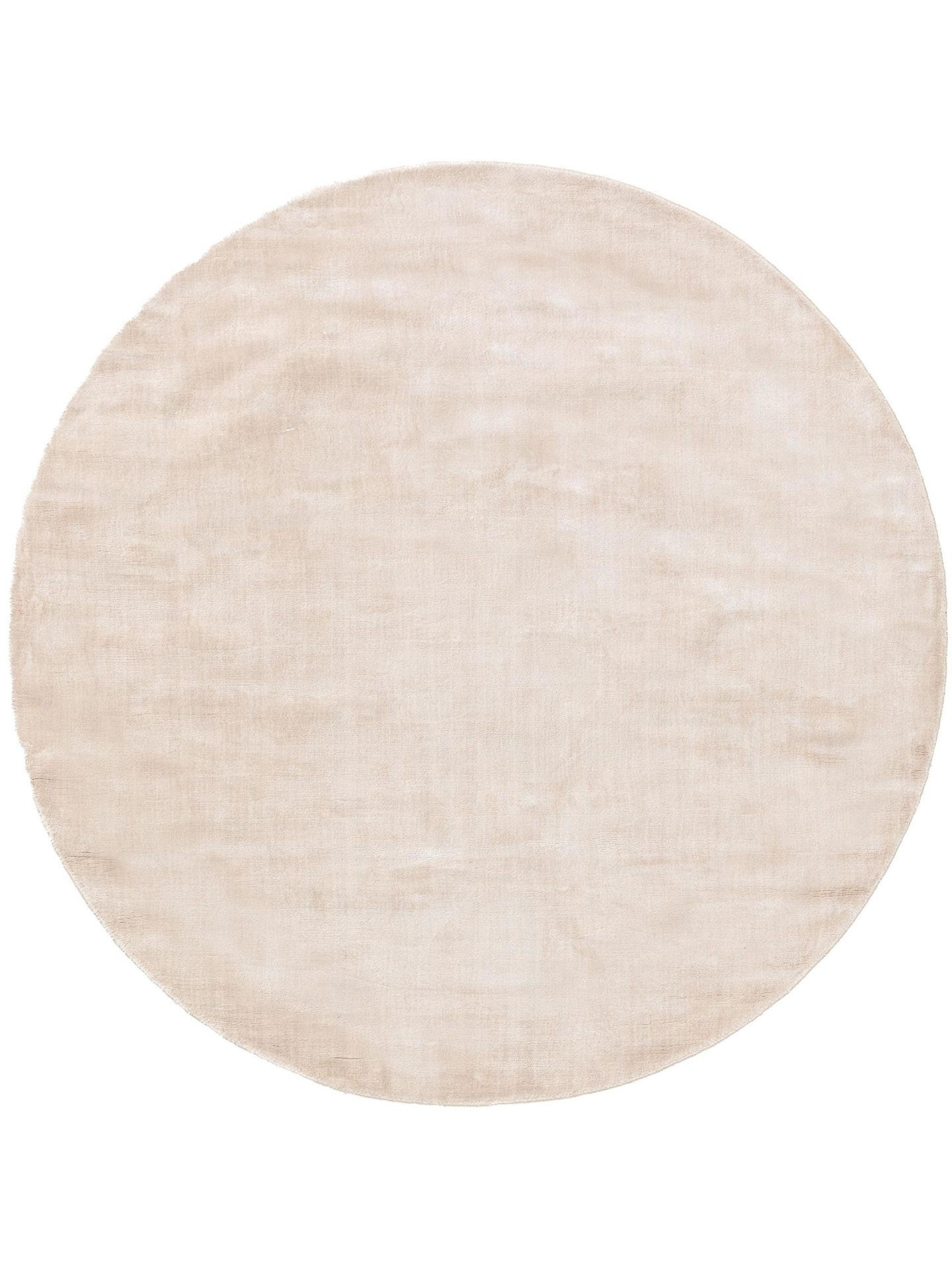 TEPPICH Viskoseteppich Nela Beige - Beige, Textil (120/1cm) - KUNSTLOFT