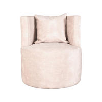 SESSEL Evy Beige 65/65/75 cm - Beige, Textil (65/75/65cm) - LABEL51