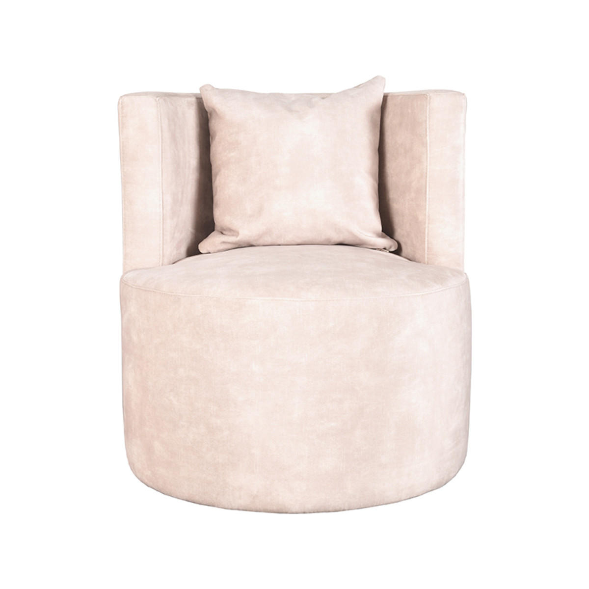 SESSEL Evy Beige 65/65/75 cm - Beige, Textil (65/75/65cm) - LABEL51