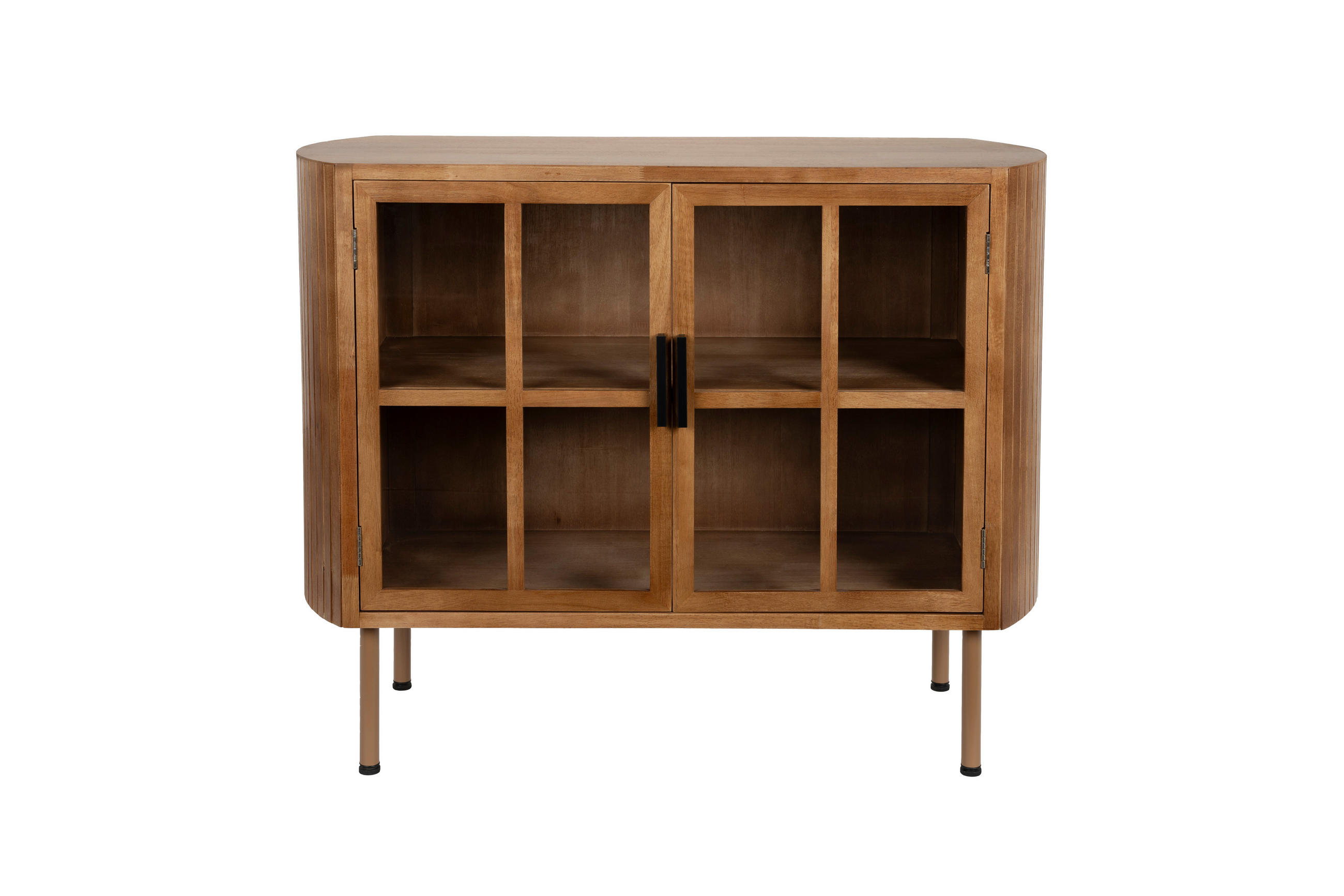 BEISTELLTISCH Yaz - Braun - 38/100/80 cm - Braun, Holz (38/100/80cm)
