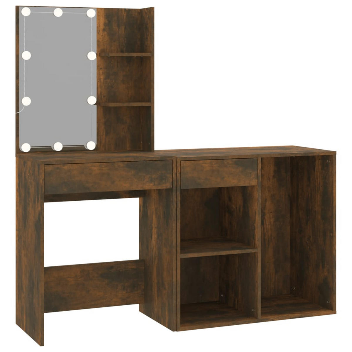 SCHMINKTISCH Cole 75/40/80 cm - Taupe, Holzwerkstoff (75/80/40cm) - Nettlife