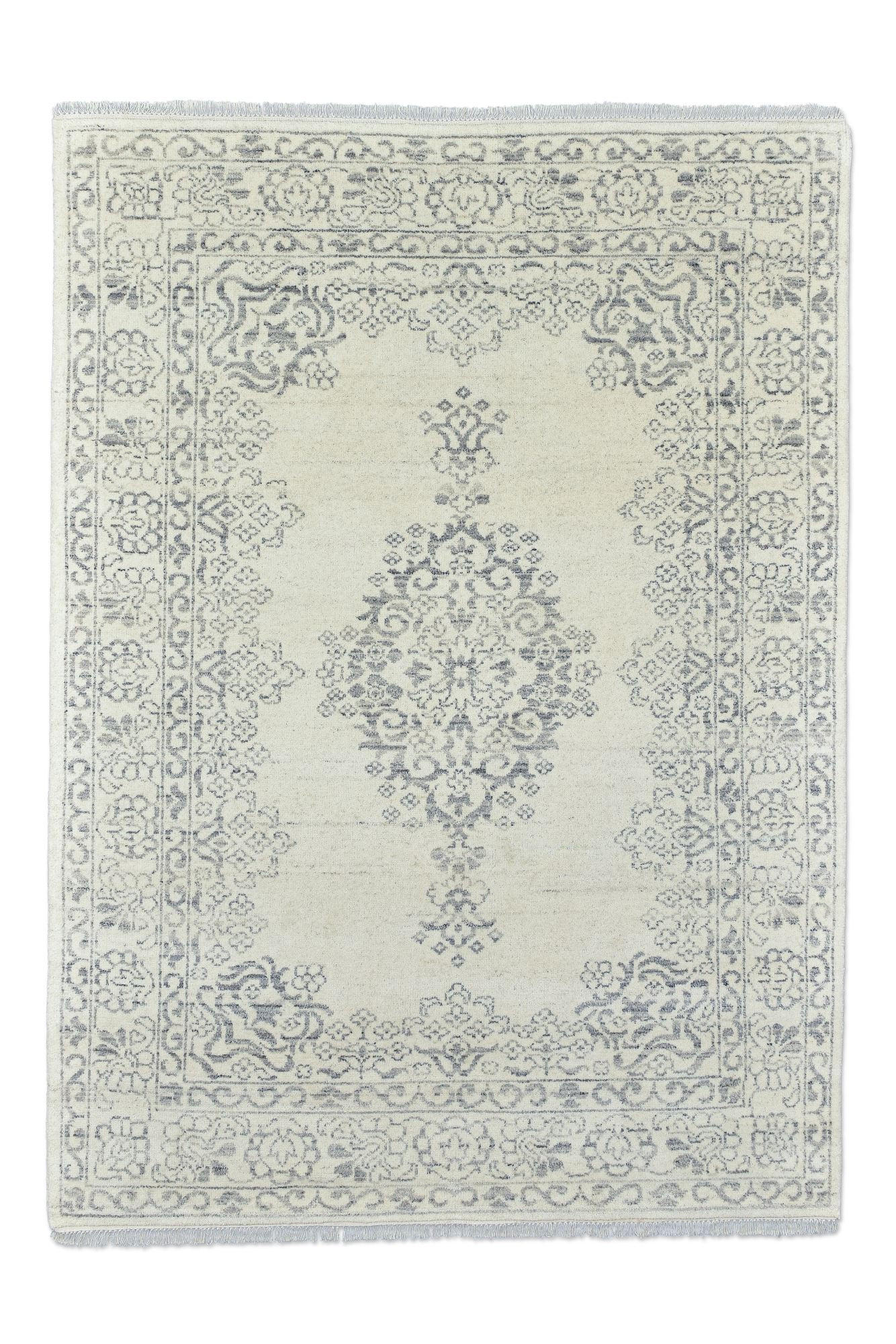 Theko Vintageteppich Natur 70x140 cm