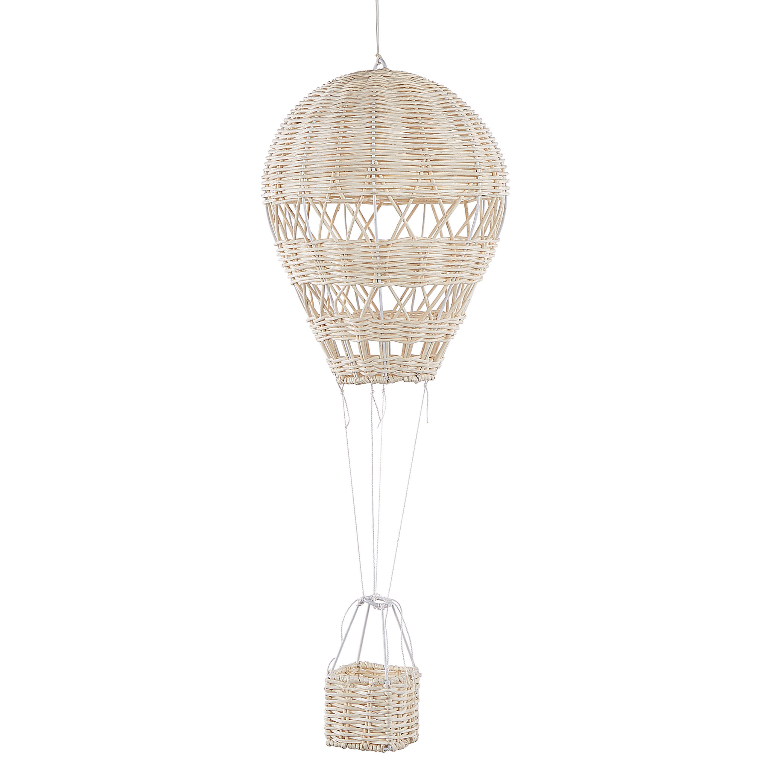 WANDDEKORATION Rattan natürlich Bemba - Naturfarben, Naturmaterialien (23/60/23cm) - Beliani