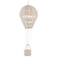 WANDDEKORATION Rattan natürlich Bemba - Naturfarben, Naturmaterialien (23/60/23cm) - Beliani