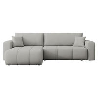 ECKSOFA Furyn Maxi - Schwarz/Grau, Holz/Kunststoff (274/145cm) - MIRJAN24