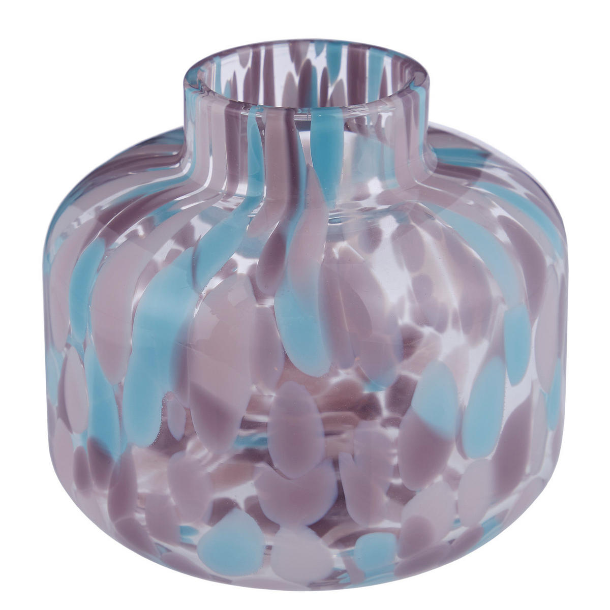 MINI-VASE (4er Set) Confetti - Violett, Glas (9cm) - Butlers