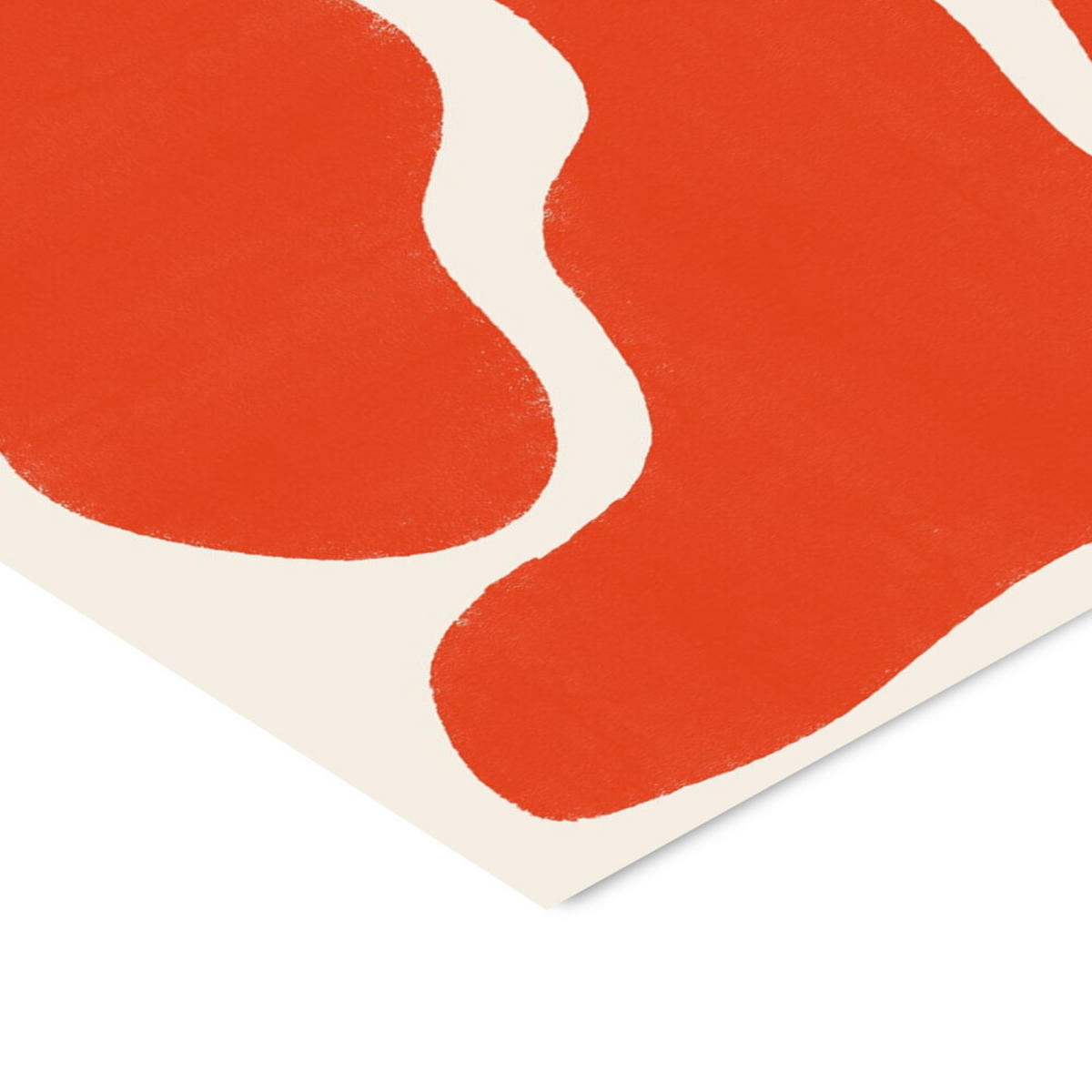 POSTER mit Rahmen Tara Royle - Flower - Eichefarben/Rot, Holz/Papier (30/40cm) - Poster&Frame