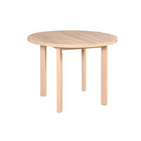 ESSTISCH Poli 2, 100 cm, sonoma - Sonoma Eiche, Holz (100/100/76cm) - Leaf Design