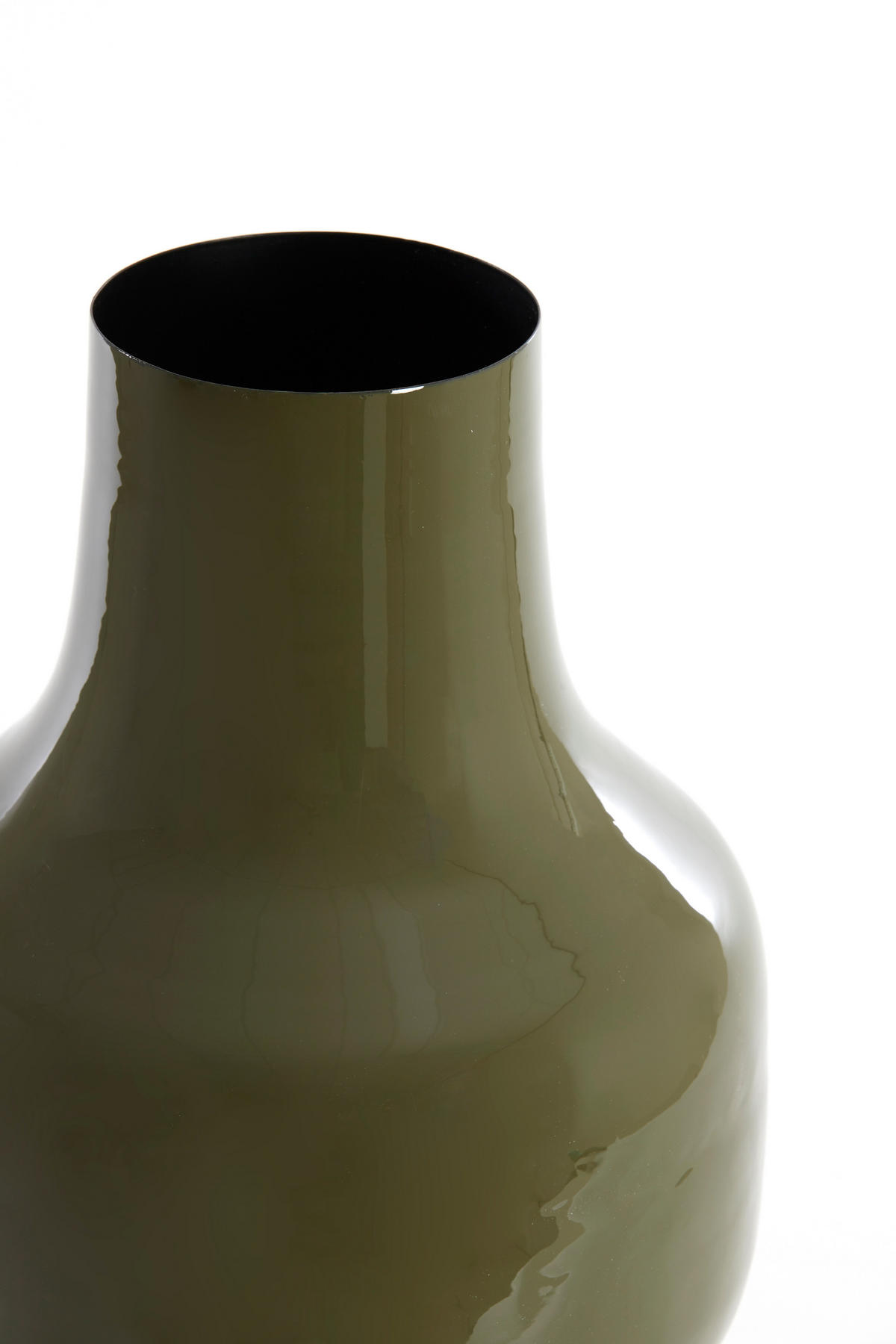 VASE Sindo Grün 27/27/49 cm - Grün, Metall (49cm) - Light & Living