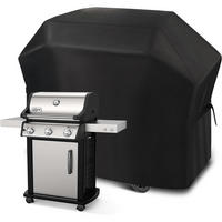 GRILLABDECKUNG 132x66x109 cm Wetterfest Oxford 420D - Schwarz, Textil (66/109/132cm)