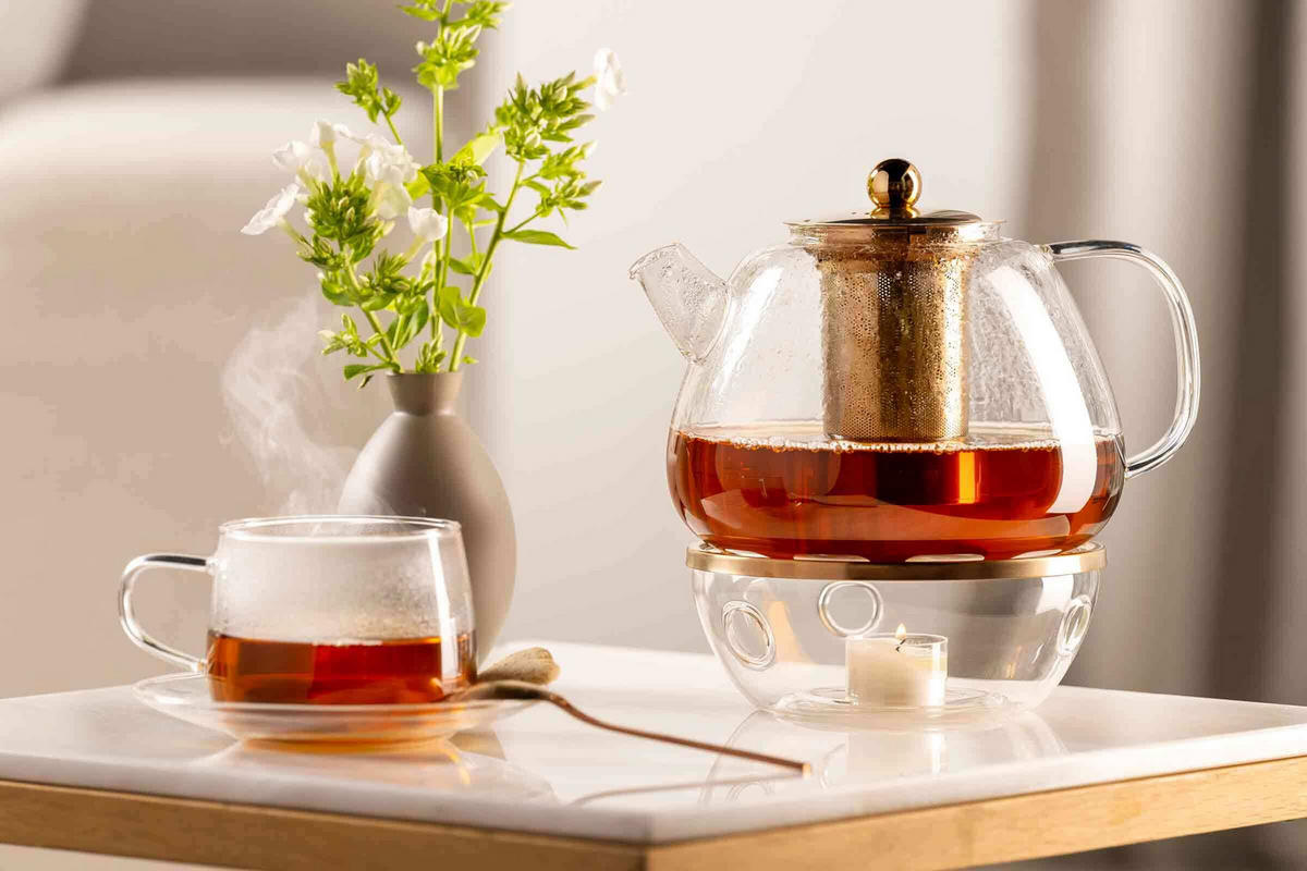 TEETASSEN Tè Per Te transparent 450 ml 4er Set - Transparent, Glas (0.45L) - Leonardo Living