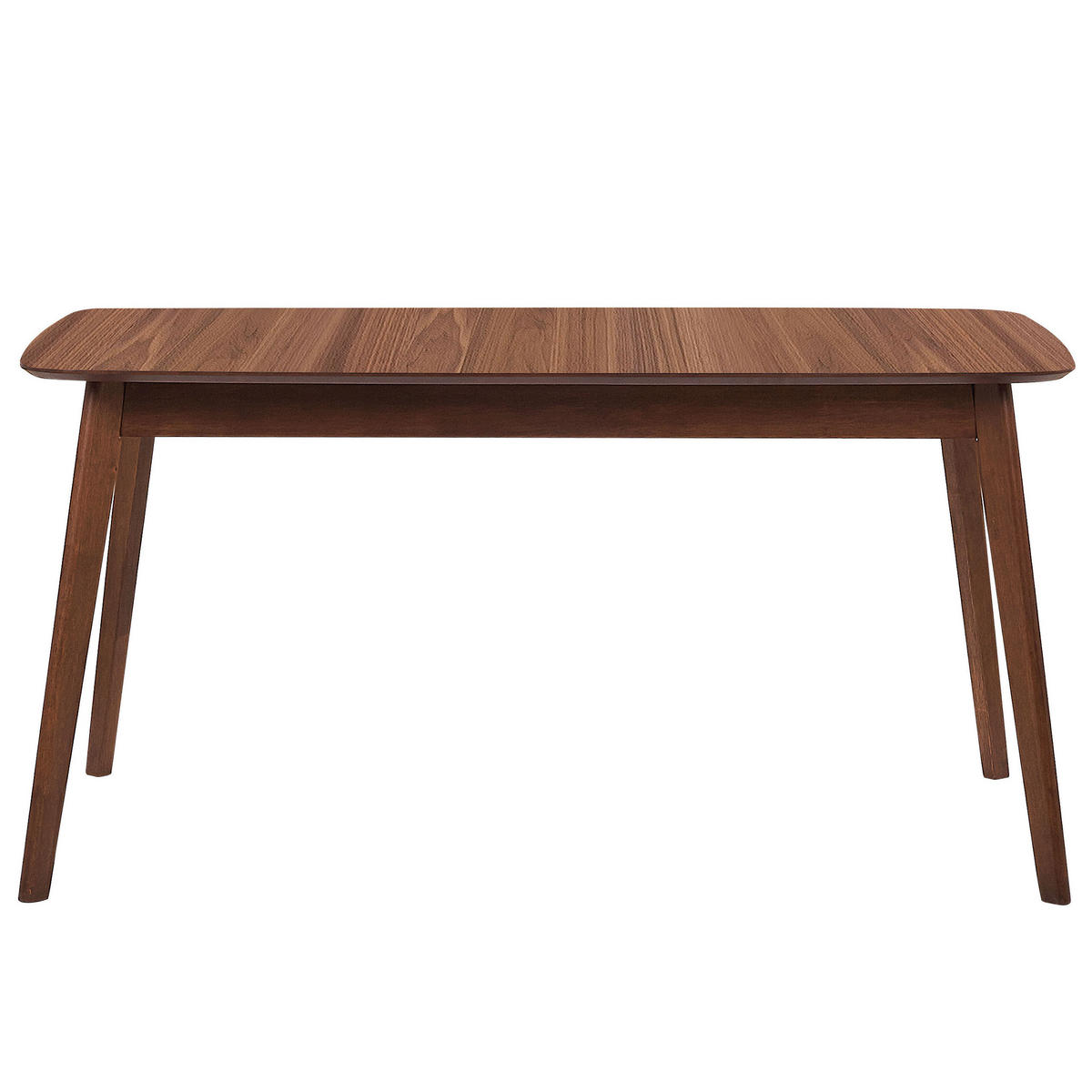 ESSTISCH 150/90/75 cm Dunkelbraun Rechteckig Madox - Dunkelbraun, Holzwerkstoff (150/90/75cm) - Beliani