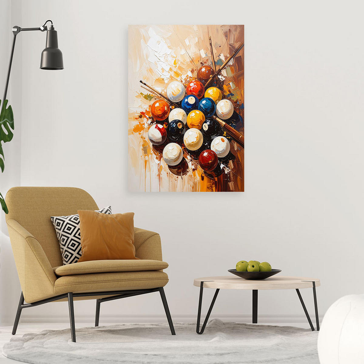 LEINWANDBILD Hobby und Bildung 80x120cm - Beige, Textil (80/120cm) - Feeby