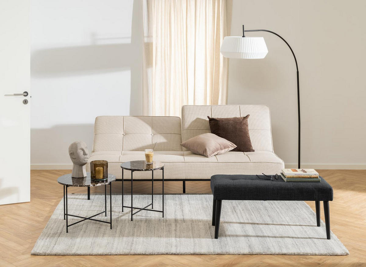SCHLAFSOFA beige - Beige, Holzwerkstoff (198/87/95cm) - ebuy24