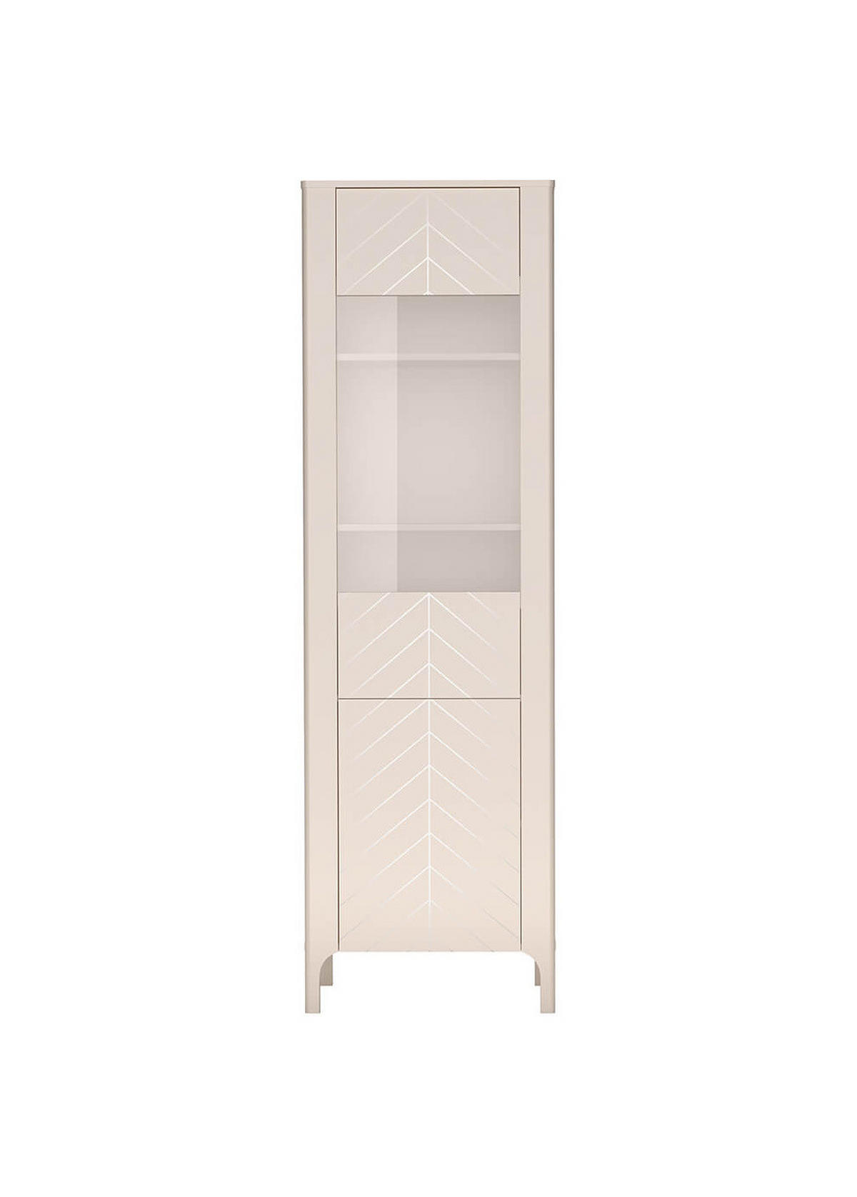 VITRINE Malumi MM-4 Kashmir - Kaschmir, Holzwerkstoff (60/197/40.5cm)