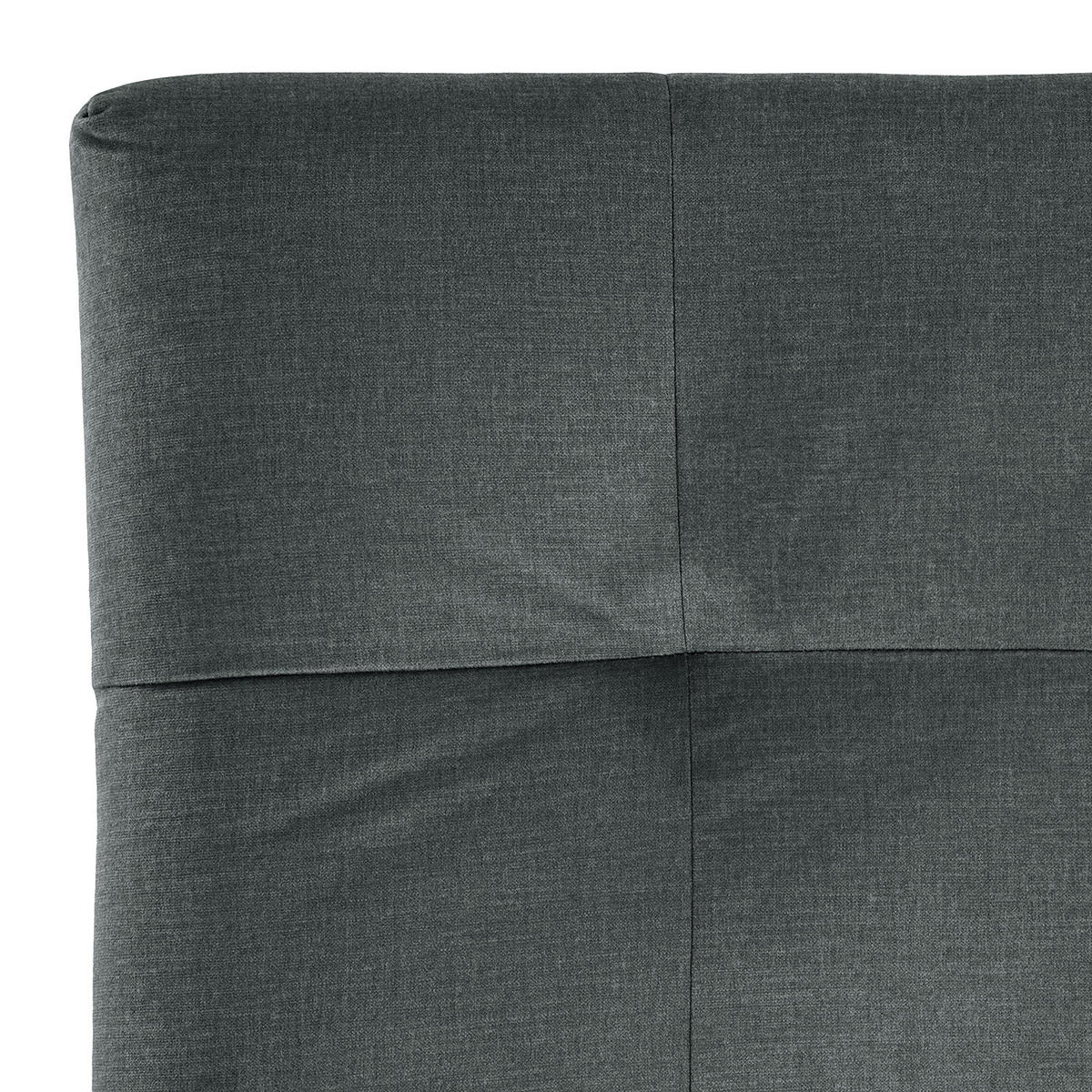 SESSEL - Dunkelgrau/Schwarz, Textil/Metall (67/82/74cm) - home24