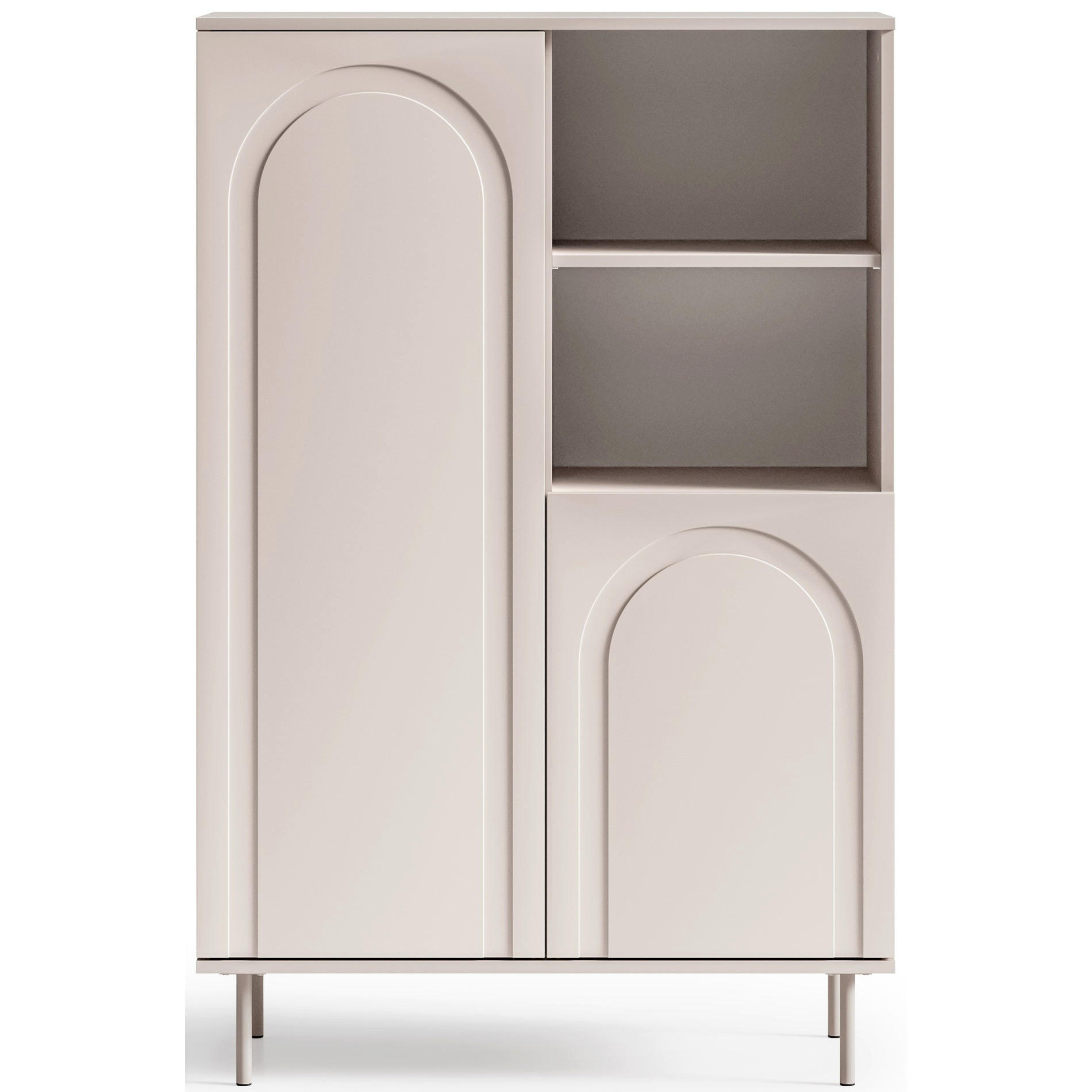 Homebook Regal Taupe 90x138x40 cm