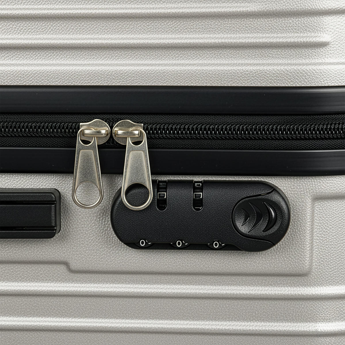 3-TLG.KOFFERSET - Silberfarben, Kunststoff (48/75/29cm) - Relaxdays