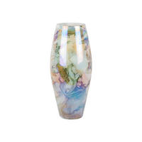 VASE Melange Cone Grün 16/16/36 cm - Grün, Glas (36cm) - Present Time