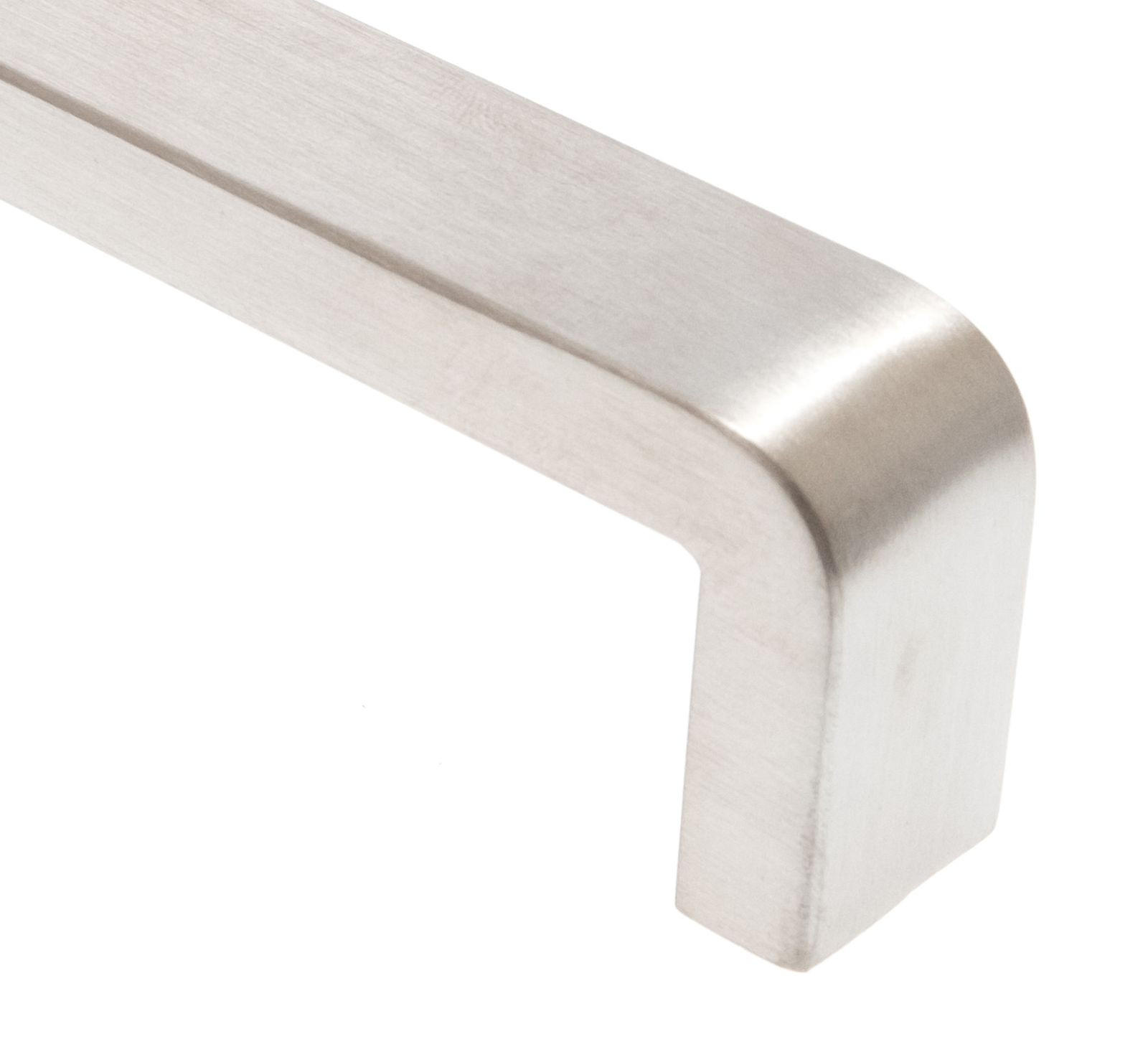 MÖBELGRIFF BA 480mm, Küchengriff Edelstahl, Schrankgriff modern - Grau, Metall (2/3.5/49cm)