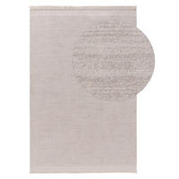 TEPPICH aus recyceltem Material Jade Hellgrau 120x170 cm - Hellgrau, Textil (120/170cm) - benuta Pure