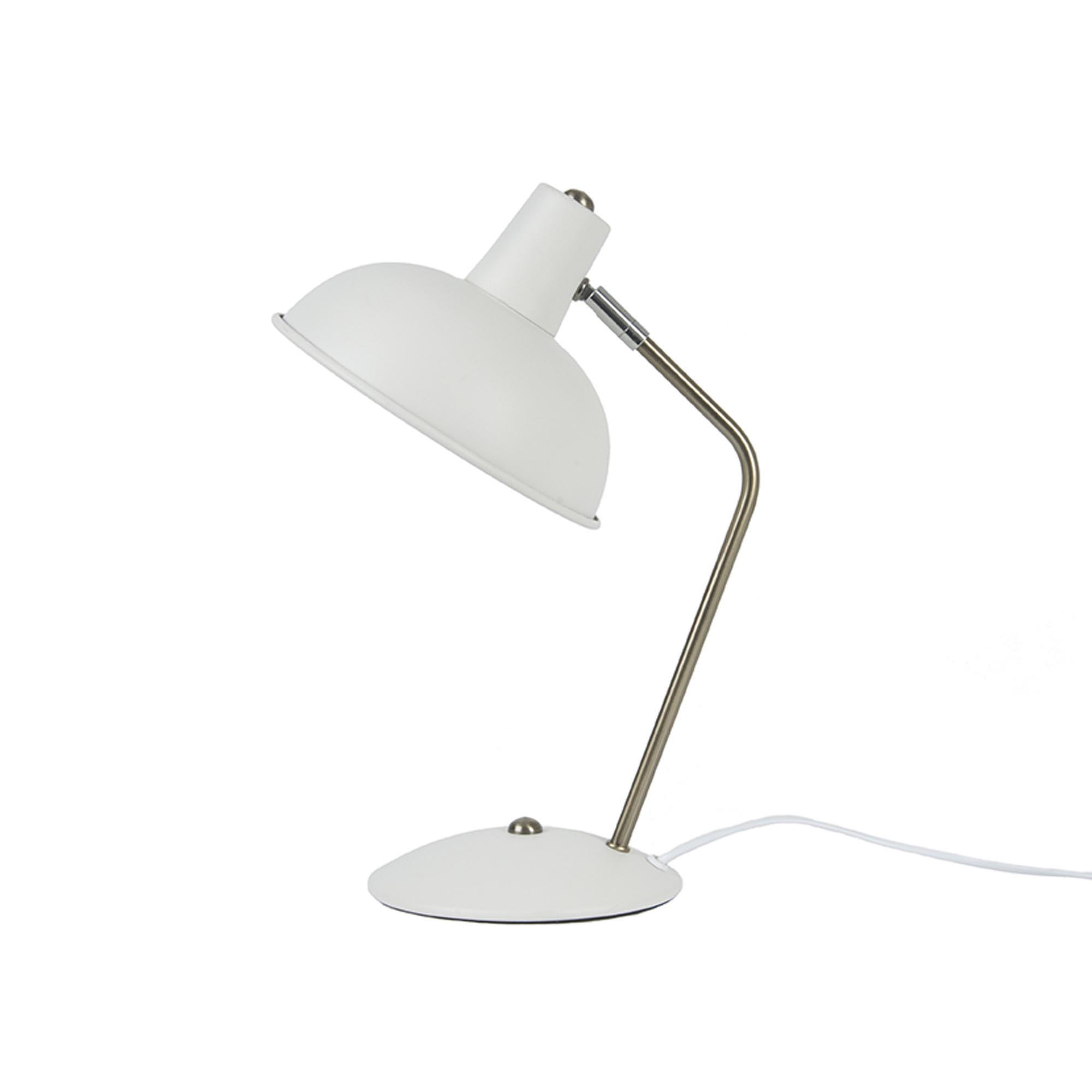 TISCHLAMPE Hood 26/20/38 cm - Weiß, Metall (26/20/38cm) - Leitmotiv