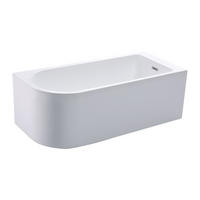BADEWANNE (Standard) - 1 -Sitzer - Acryl - weiß - ANIKA - Weiß, Kunststoff (150/58/75cm) - Vente-Unique