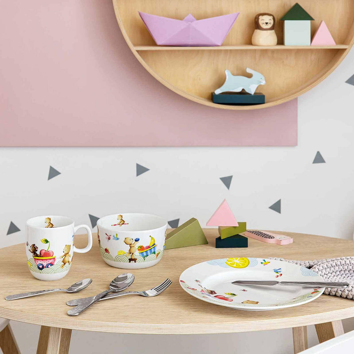KINDERBESTECK Hungry as a Bear silber 4er Set - Silberfarben, Metall - Villeroy & Boch