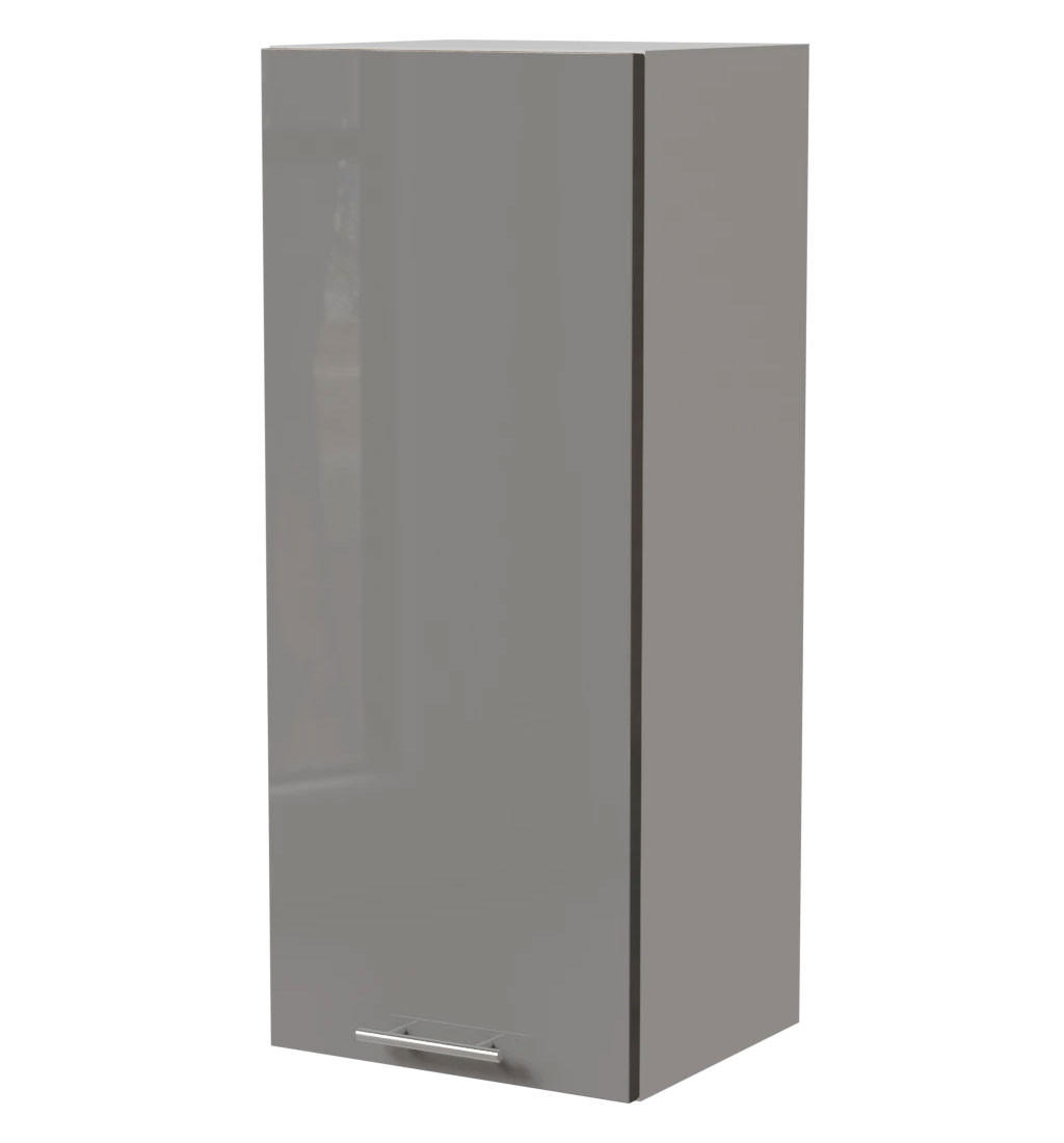 Feldmann-Wohnen Küchenhängeschrank Grau, Weiß 40x96x32.5 cm