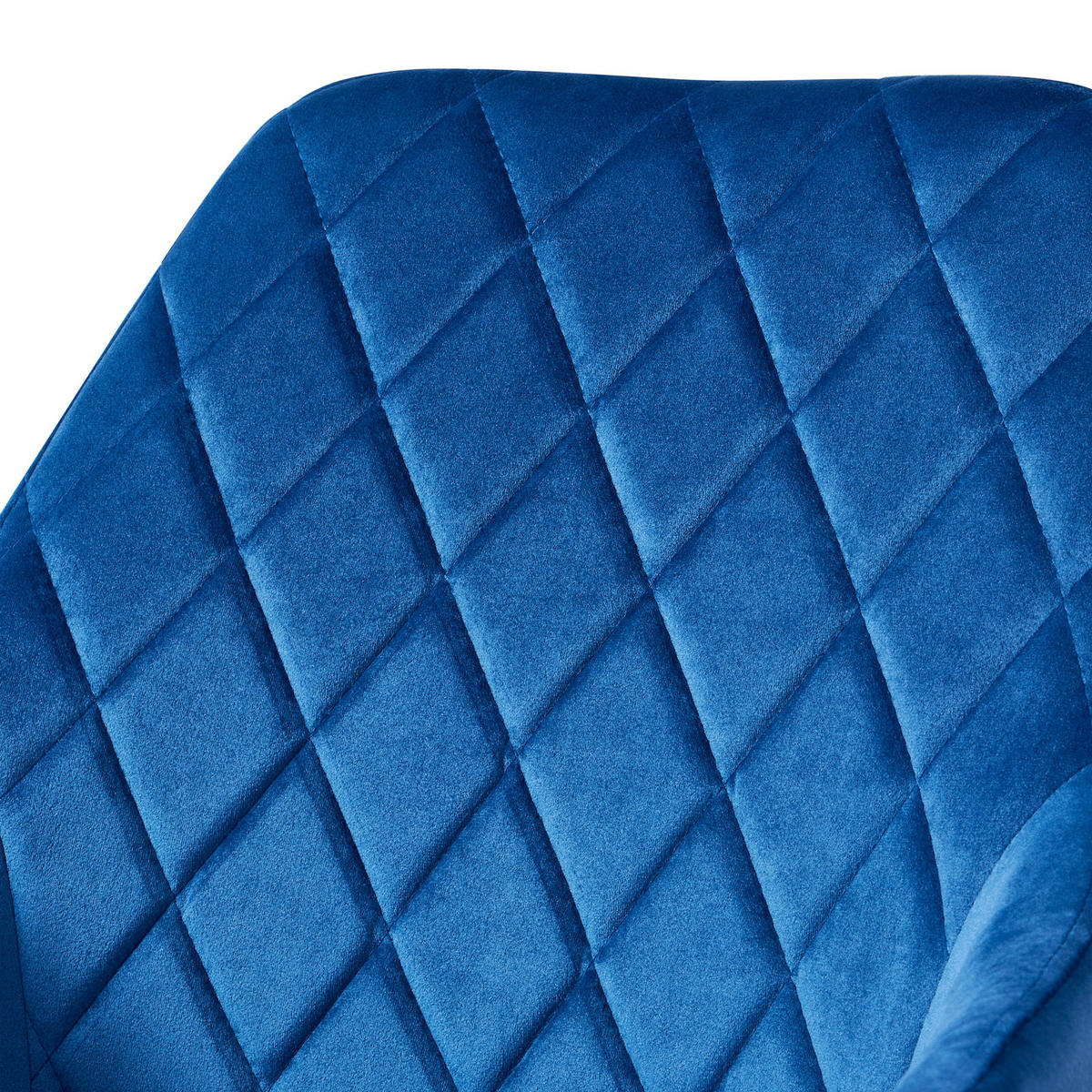 ESSZIMMERSTUHL MASON 2er Set Samt Blau - Blau, Textil (58/85/60cm) - SVITA