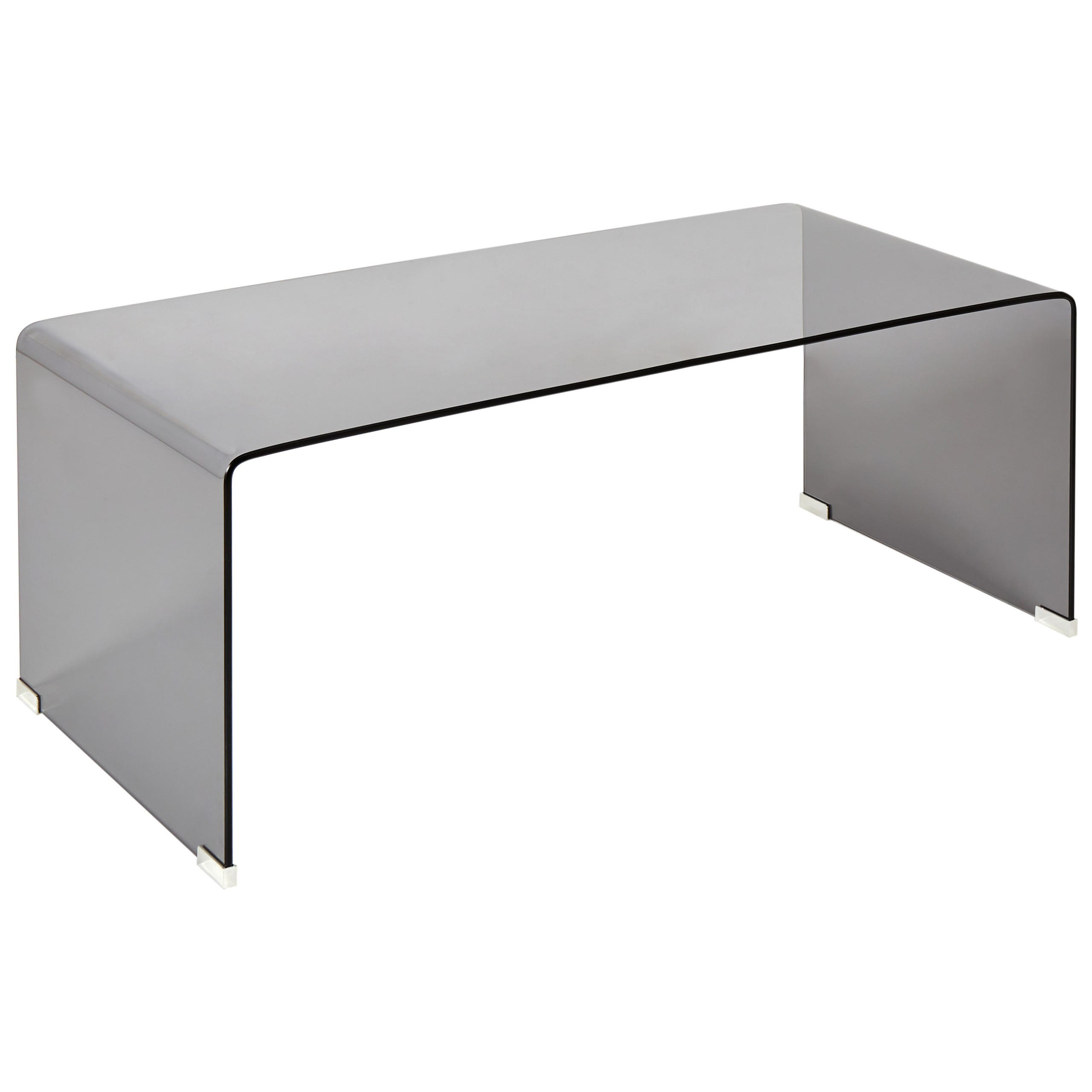 COUCHTISCH Schwarz Kendall - Schwarz, Glas (100/50/40cm) - Beliani