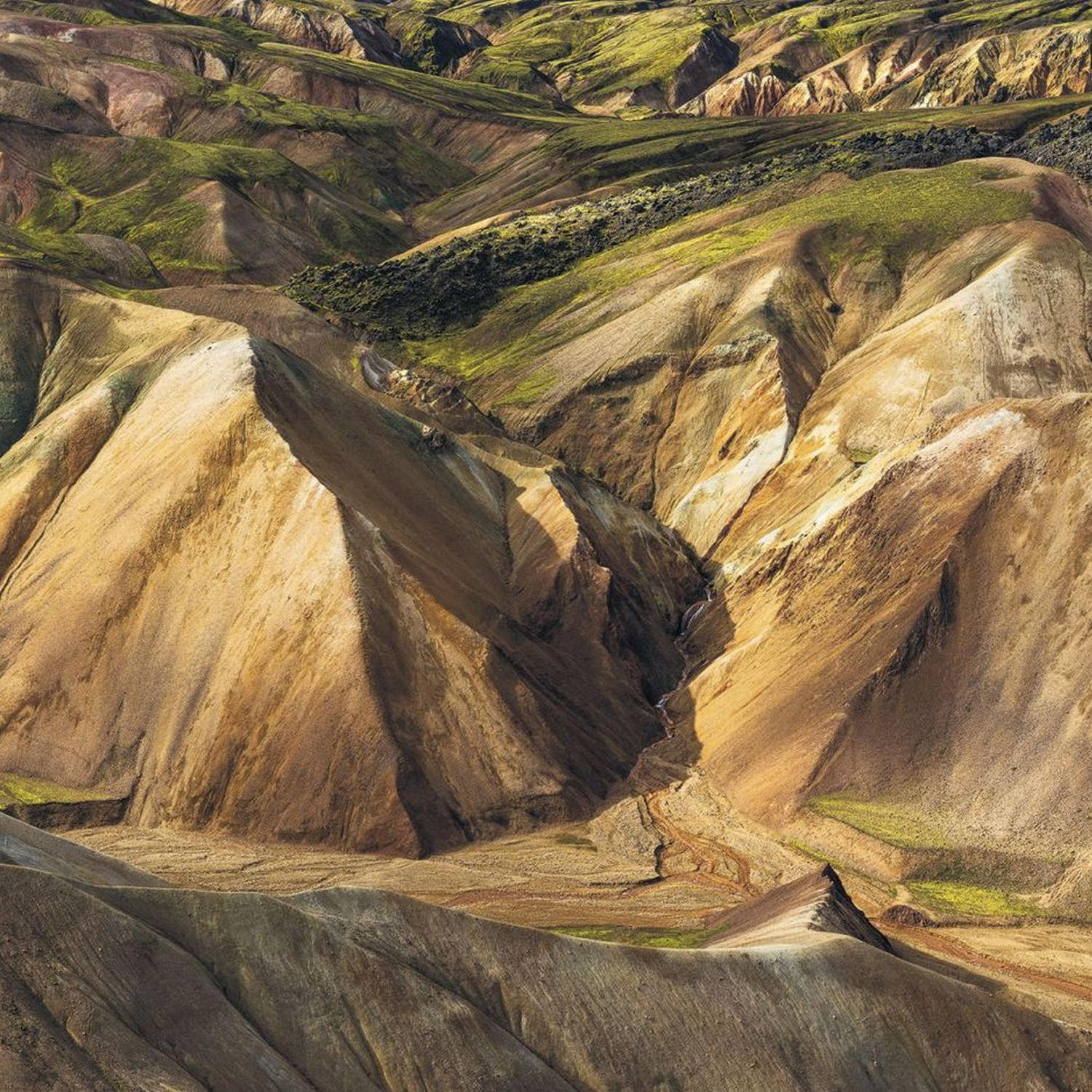 FOTOTAPETE Berglandschaft 400 x 250 cm - Beige, Papier (400/250cm) - Sanders & Sanders