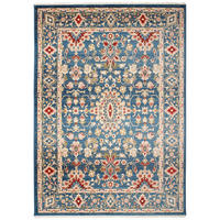 TEPPICH RIVIOLI Blau 80/150 cm - Blau, Textil (80/150cm) - Tapiso