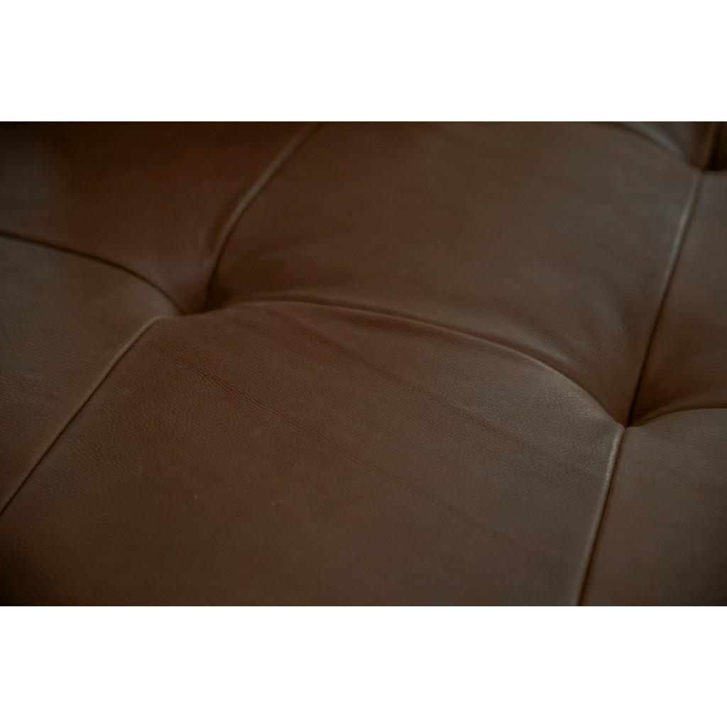 Thumbnail - Kawola Modulsofa, Dunkelbraun, Leder, Echtholz, 4-Sitzer, Füllung: Komfortschaum, 350x83x350 cm, Wohnzimmer, Sofas & Cou...