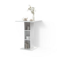 BARTISCH Regusa Weiß 75 x 75 cm - Weiß, Holzwerkstoff (75/75/106cm) - Livinity®